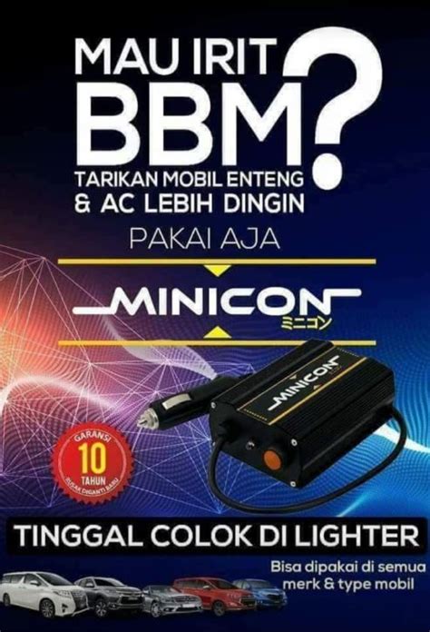 Alat Penghemat BBM Mobil Kualitas Terbaik Minicon Stabilizer