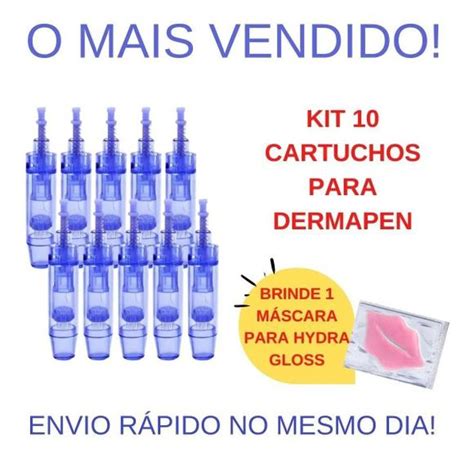 Kit 10 Cartuchos Dermapen M5 M7 A6 DERMIA MYM N2 TAMPA Dr Pen