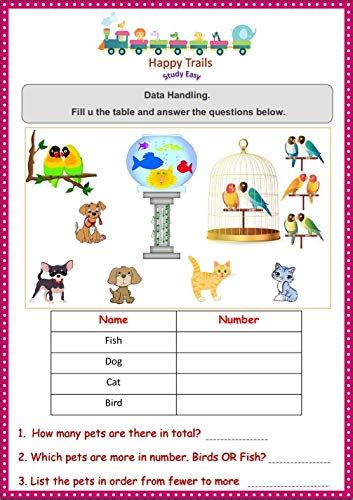 Happy Trails Maths Worksheets For Class 1 Grade 1 Term 2 Loose