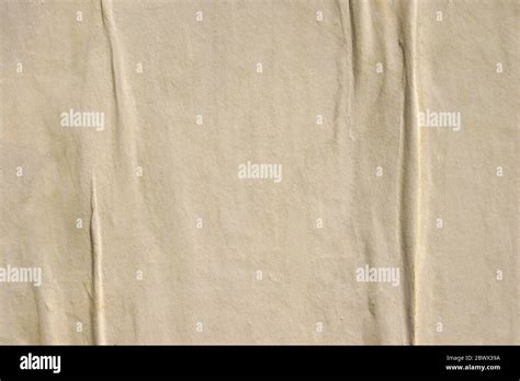 Blank Brown Beige Creased Crumpled Paper Texture Background Old Grunge