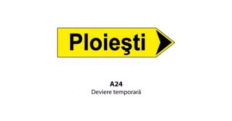 Deviere Temporară U25 Indicator Rutier