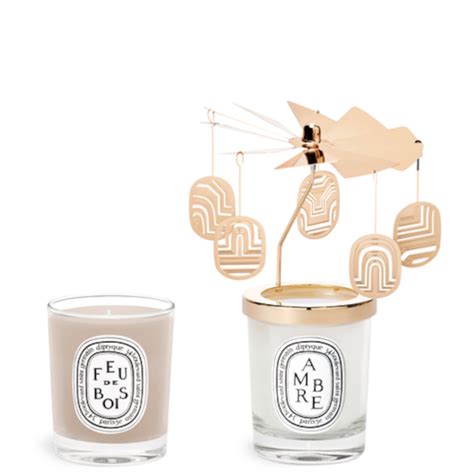 Diptyque Paris Ambre E Feu De Bois Carrousel Delle Feste Holiday