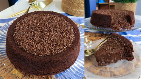 Bolo Piscininha De Brigadeiro Massa De Chocolate Especial Mida E