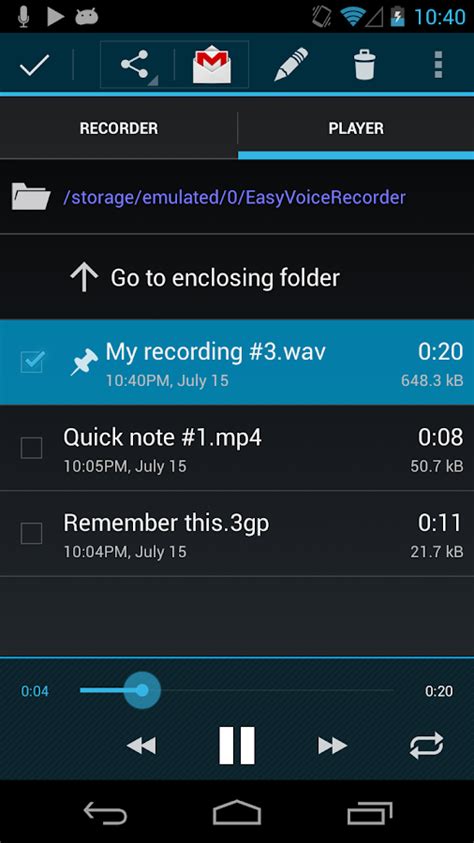 Easy Voice Recorder Pro Android Apps On Google Play