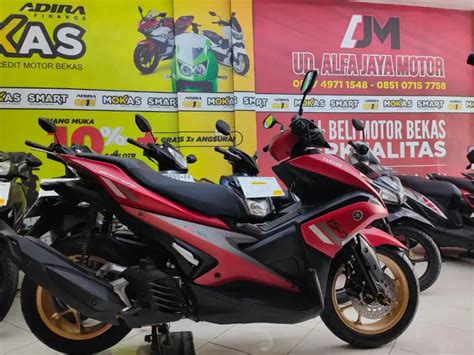 Siap Pakai Yamaha Aerox 155 VVA Tahun 2018 Motor Bekas 915618236