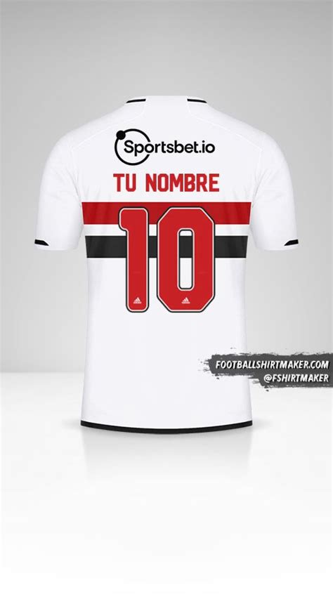 Crear Camiseta Personalizada De Sao Paulo Fc Con Tu Nombre Y