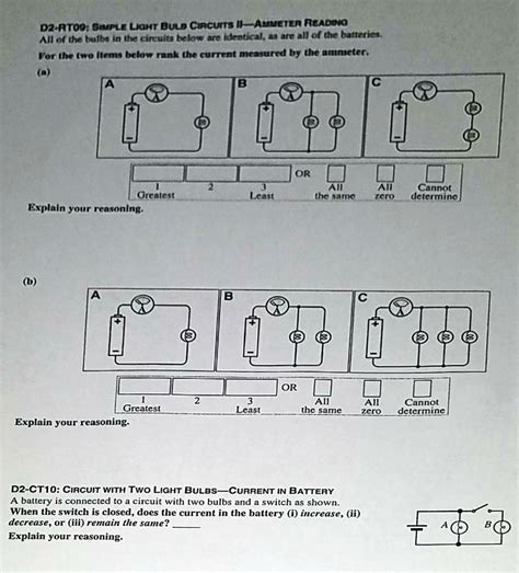 Solved All Of The Bulbs In The Circuits Below Are Identical Chegg