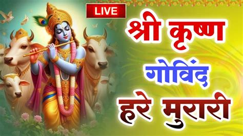 Live श्री कृष्ण गोविन्द हरे मुरारी Shri Krishna Govind Hare Murari