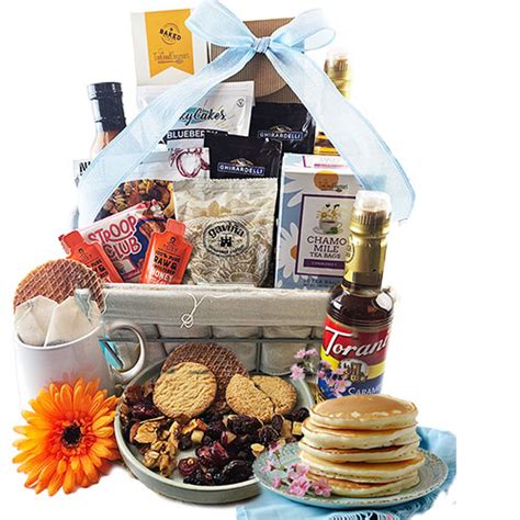 Mothers Day T Baskets Breakfast For Mom Mothers Day T Basket Diygb