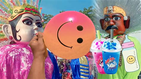 LUCU ONDEL ONDEL BETAWI TIUP BALON NANGIS BALONNYA PECAH DIKASIH POP