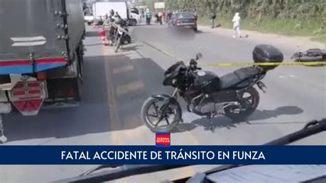 Motociclista Falleció Tras Accidente De Tránsito En La Vía Siberia Funza Sabana Noticias