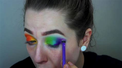 Rainbow Eyeshadow Tutorial Ineedtonap Youtube