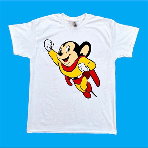 Terrytoons Mighty Mouse T Shirt Etsy