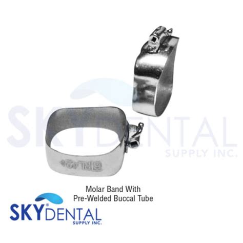 1st Dental Molar Bands With Pre Welded Buccal Tubes Slot 018 Or 022