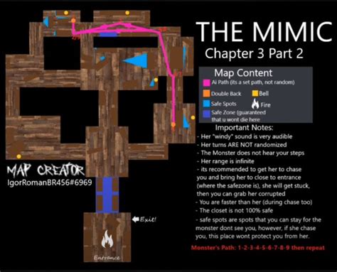 The Mimic Revamped Map Chapter 3 In 2022 The Mimic Map Creator Map