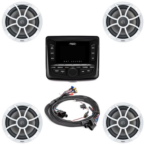 Wet Sounds Golf Cart Stereo Kit Marine Stereo