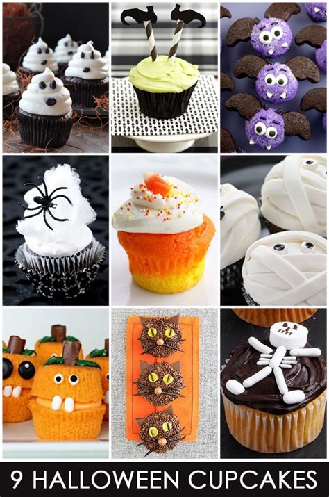 9 Easy And Cute Halloween Cupcakes Pizzazzerie