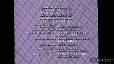 Nickelodeon Arthur End Credits Season 1 1996 Youtube