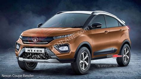 2023 Tata Nexon Coupe Styled Suv To Rival Creta Seltos Render