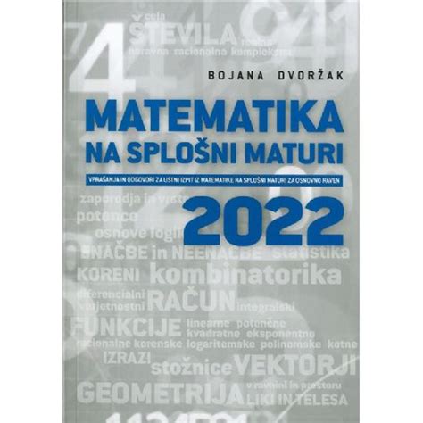 Matematika Na Splo Ni Maturi Osnovna Raven Enaa