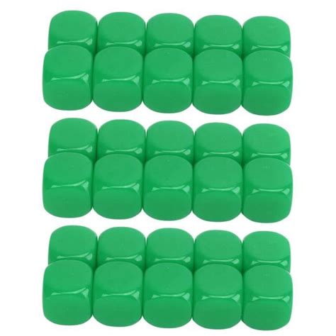 Vgeby Cubes De D S Vierges Uniformes Jeu De D S Vierges En Plastique