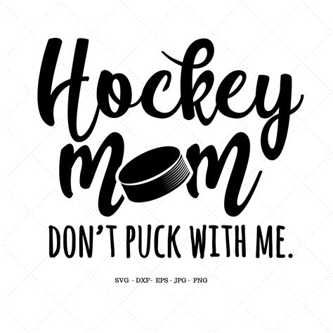 Drawing And Illustration Digital Cricut Cut File Sports Mom Svg Hockey