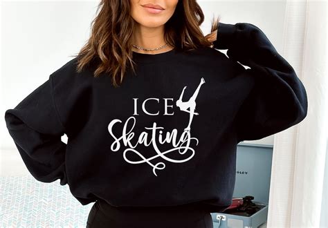 Ice Skating Sweatshirt Gift For Ice Skater Figure Skating Sweatshirt