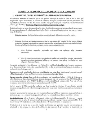 Tema Apuntes Derecho De Familia Y Sucesiones Uc M Derecho De