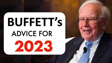 Warren Buffett How You Should Invest In 2023 Youtube