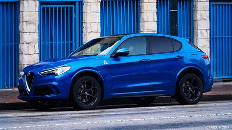 Alfa Romeo Stelvio Quadrifoglio | 2018MY (Color: Misano Blue) | Front ...