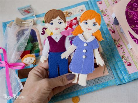 Boy And Girl Felt Doll With Clothes Pdf Patterns Dress Up Doll Diy