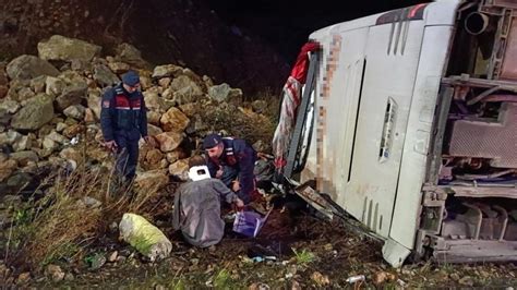 Mersin de otobüs kazası 9 ölü 30 yaralı