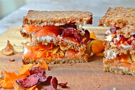 Smoked Salmon And Vegetable Crisps Sandwich — Tasty Food For Busy Mums