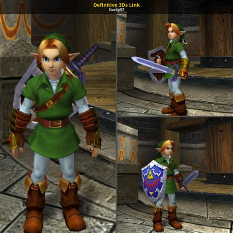 Enhanced Hd Link [the Legend Of Zelda Ocarina Of Time 3d] [mods]