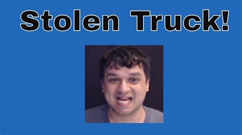 Stolen Truck Caught On Camera Thief Caught On Camera YouTube