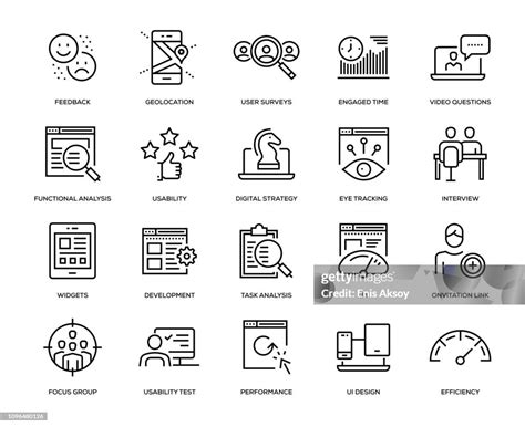 User Experience Icon Set High-Res Vector Graphic - Getty Images