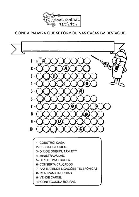 Atividades Das Profiss Es Para Imprimir S Atividades