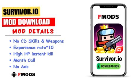 Survivor Io Mod Apk Unlimited Gems Money Hacks Latest Version