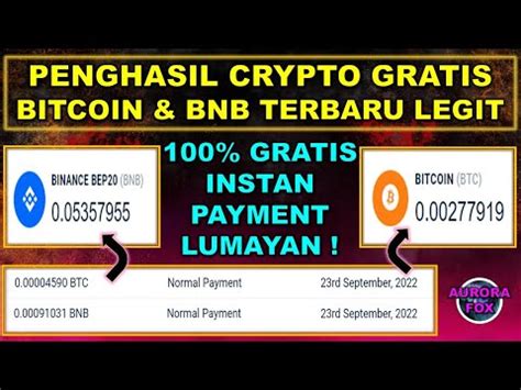 100 GRATIS CUY PENGHASIL CRYPTO BITCOIN BTC BINANCE BNB