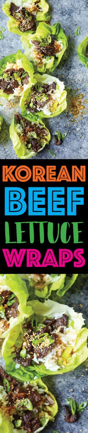 Korean Beef Lettuce Wraps Damn Delicious