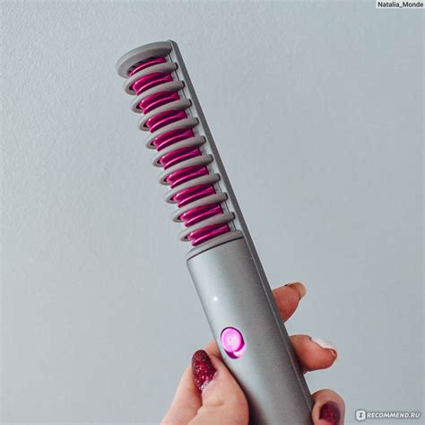 Выпрямитель волос Aliexpress Ulelay 2021 New Mini Hair Straightener Brush Beard Comb Flat Iron