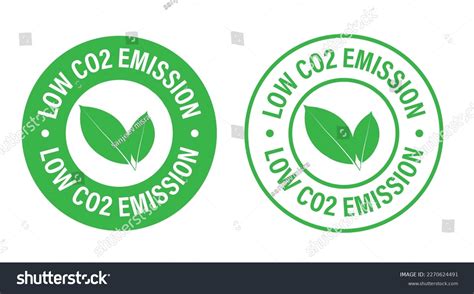 Low Carbon Emission Abstract Low Co2 Stock Vector (Royalty Free ...