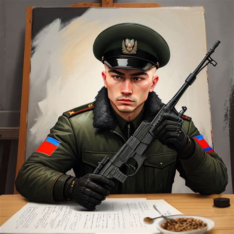 Spetsnaz Soldier Drawing