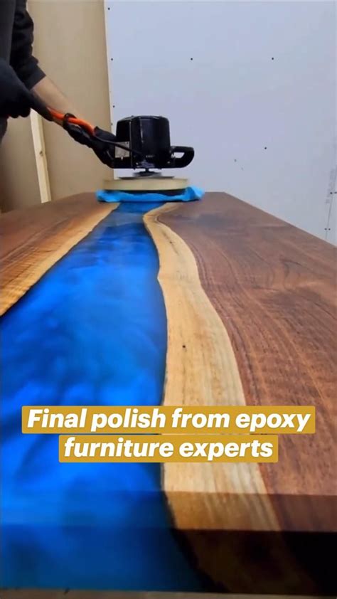 Custom table with epoxy resin – Artofit