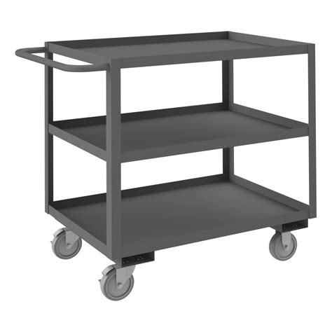 Stock Cart 3 Shelf 24 1 4 X 42 1 4 X 37 5 8 Durham Manufacturing