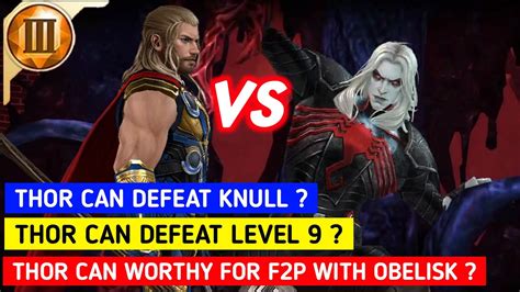 Thor Can Clear Boss Legend Knull Level Marvel Future Fight Mff