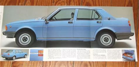 1979 Alfa Romeo Giulietta Prospekt Brochure N Alfasud Gtv Spider Giulia