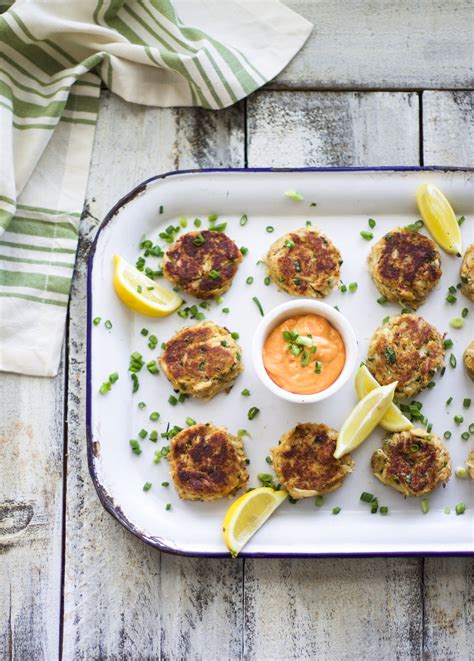 Baked Crab Cakes And Spicy Garlic Dipping Sauce My Diary Of Us