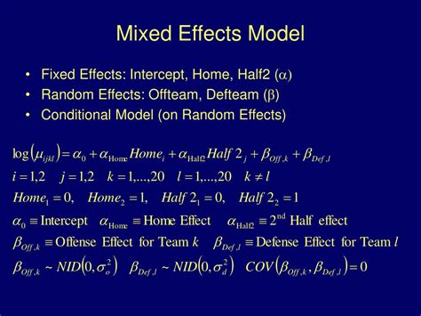 Ppt Generalized Linear Mixed Model Powerpoint Presentation Free