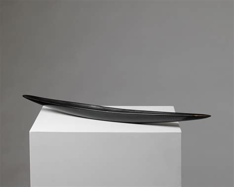 Ebonised Wood Sculpture By Johnny Mattsson Modernity